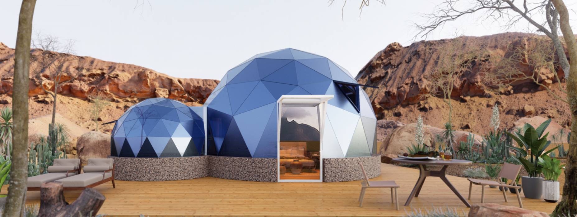 文县球形智能光伏玻璃星空房